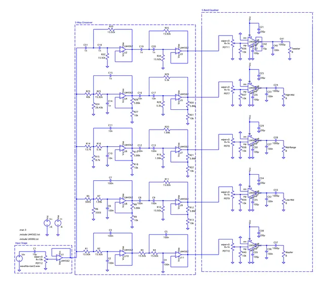 Speaker LTSpice Circuit